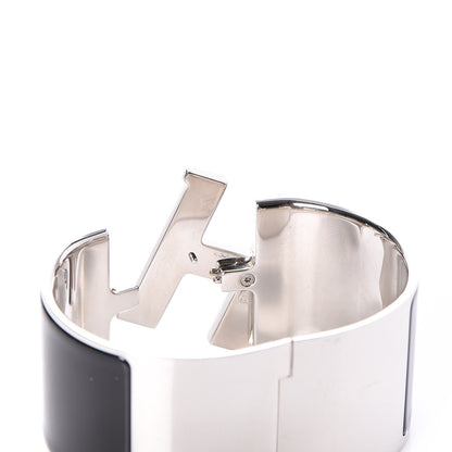 Hermes Enamel Extra Wide Clic Clac H Bracelet GM Black 4 of 6