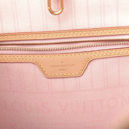 Louis Vuitton Damier Azur Neo Neverfull MM Rose Ballerine 6 of 16