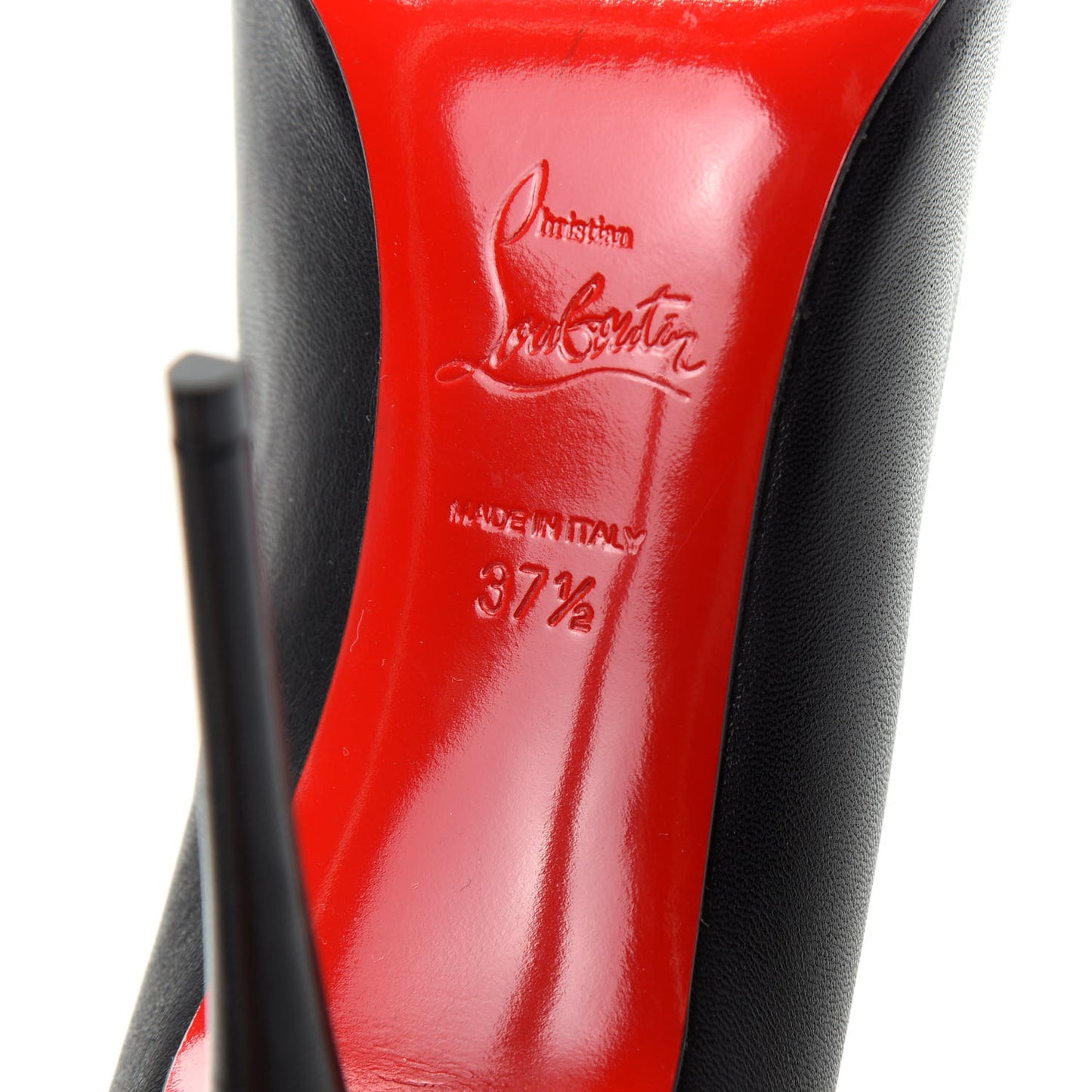 Shiny Nappa Pigalle Follies 100 Pumps 37.5 Black