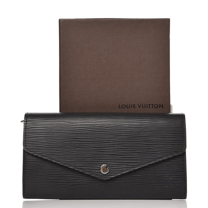 Louis Vuitton Epi Sarah Wallet NM Black 7 of 7