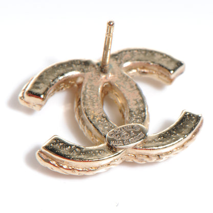 Chanel Gold CC Logo Earrings Gold 4 of 5