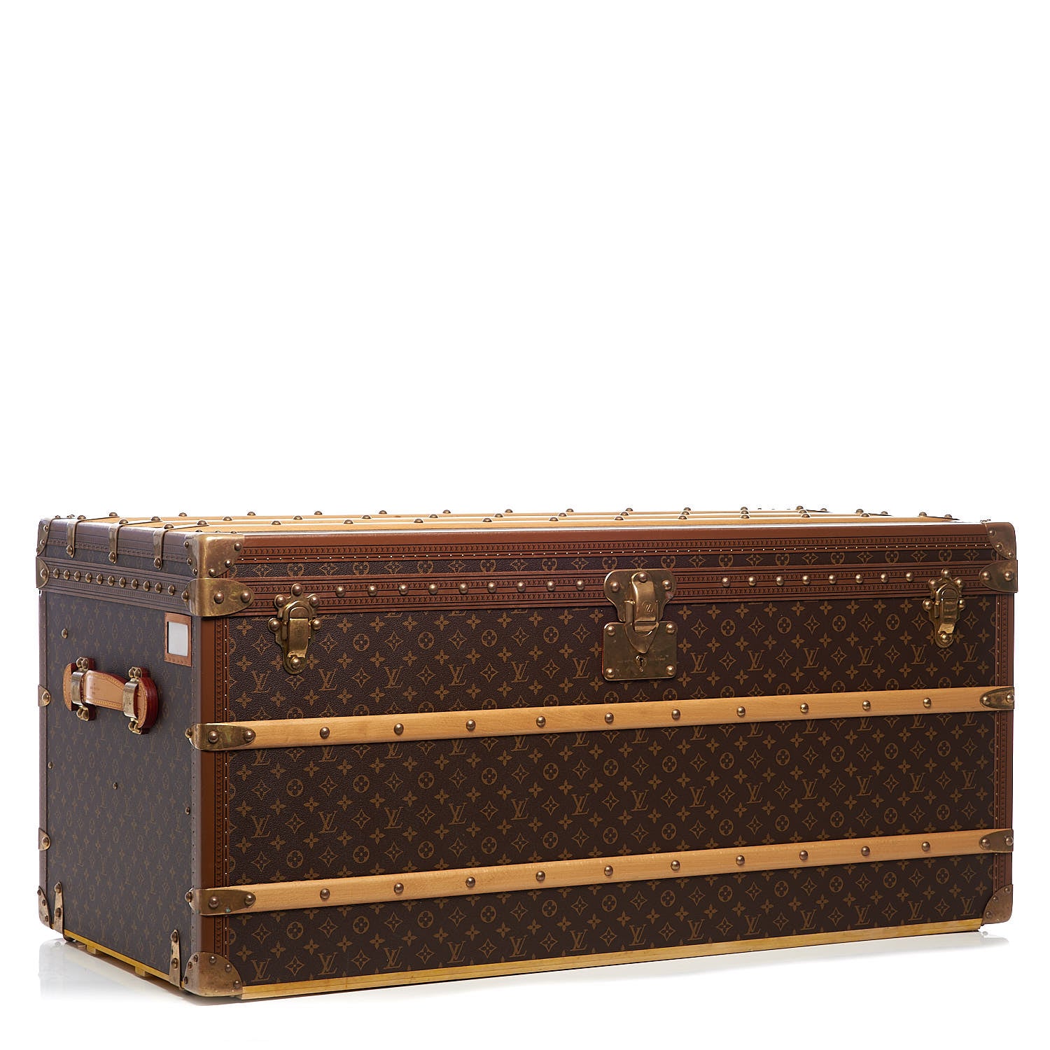 Louis Vuitton Monogram Malle Courrier Lozine Trunk 110 5 of 76