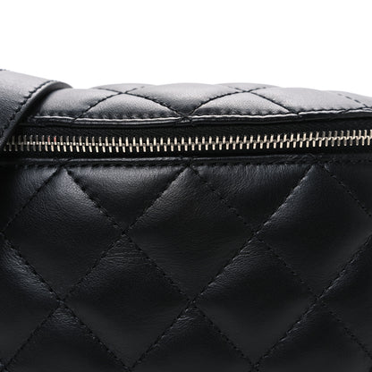 Chanel Lambskin Quilted Waist Belt Bag Black 9 of 11