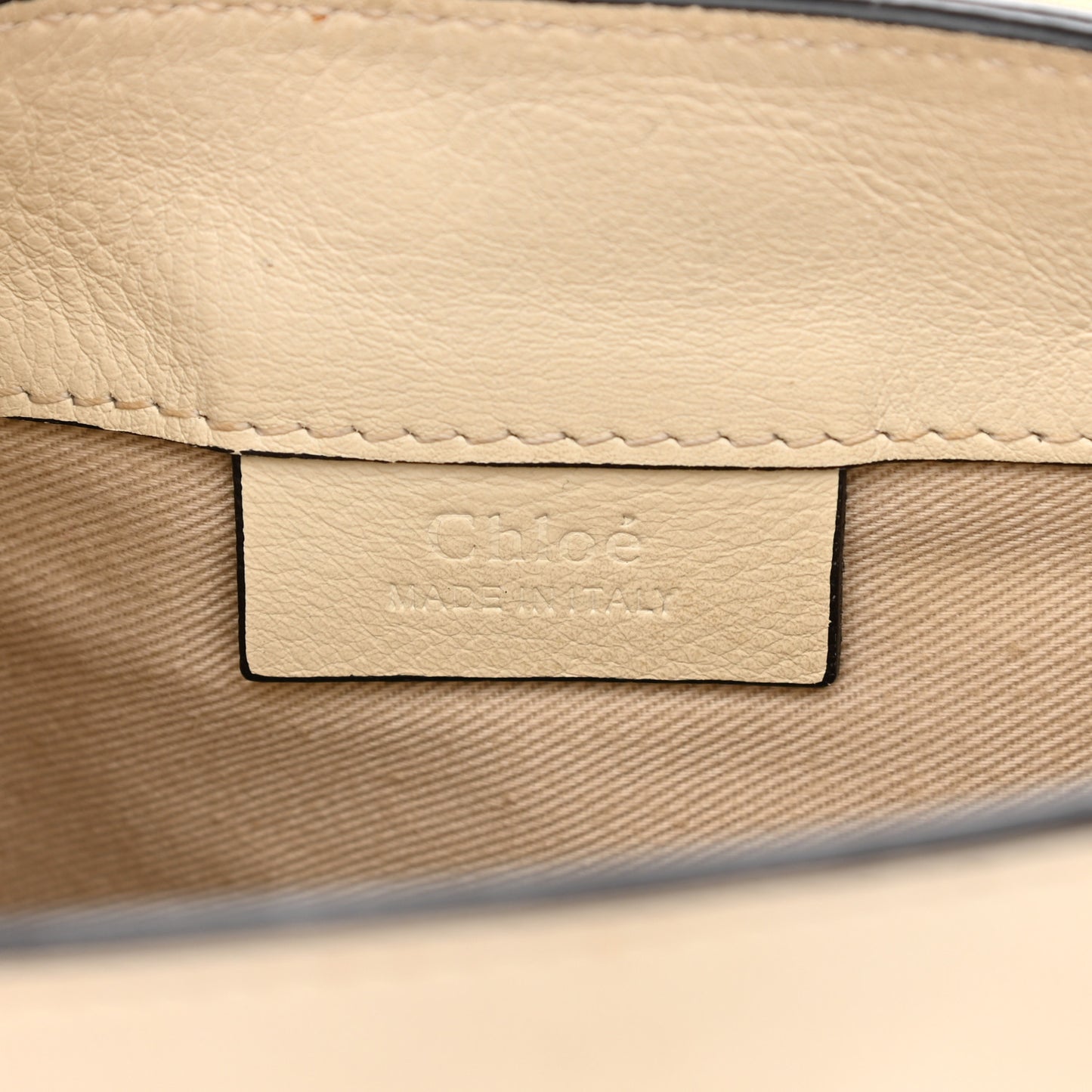 Suede Calfskin Mini Faye Backpack Off White