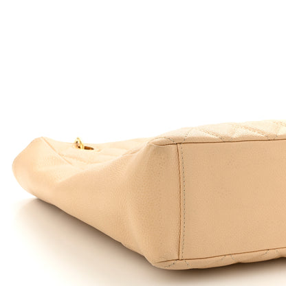 Chanel Caviar Quilted Petit Shopping Tote PST Beige Clair 9 of 10