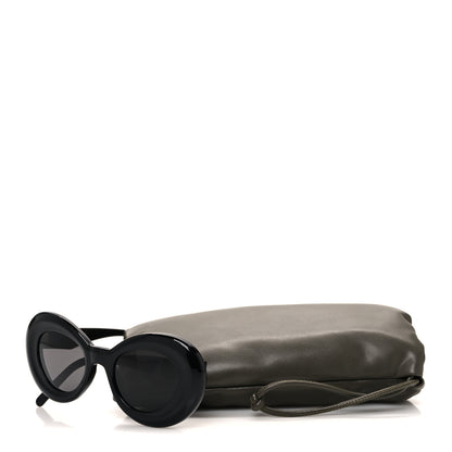 Loewe Acetate Curvy Round Sunglasses LW40112I Black 7 of 7