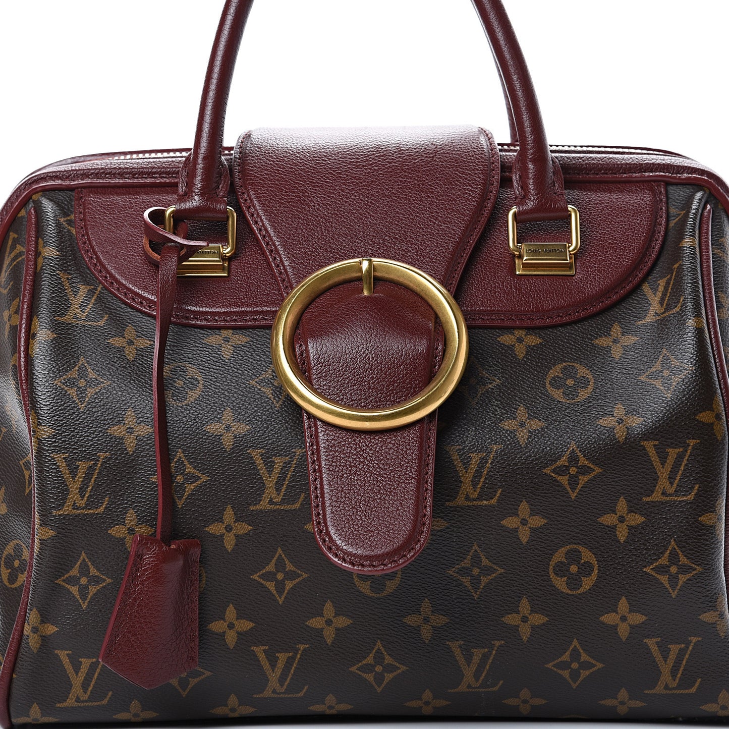 Monogram Golden Arrow Speedy Burgundy