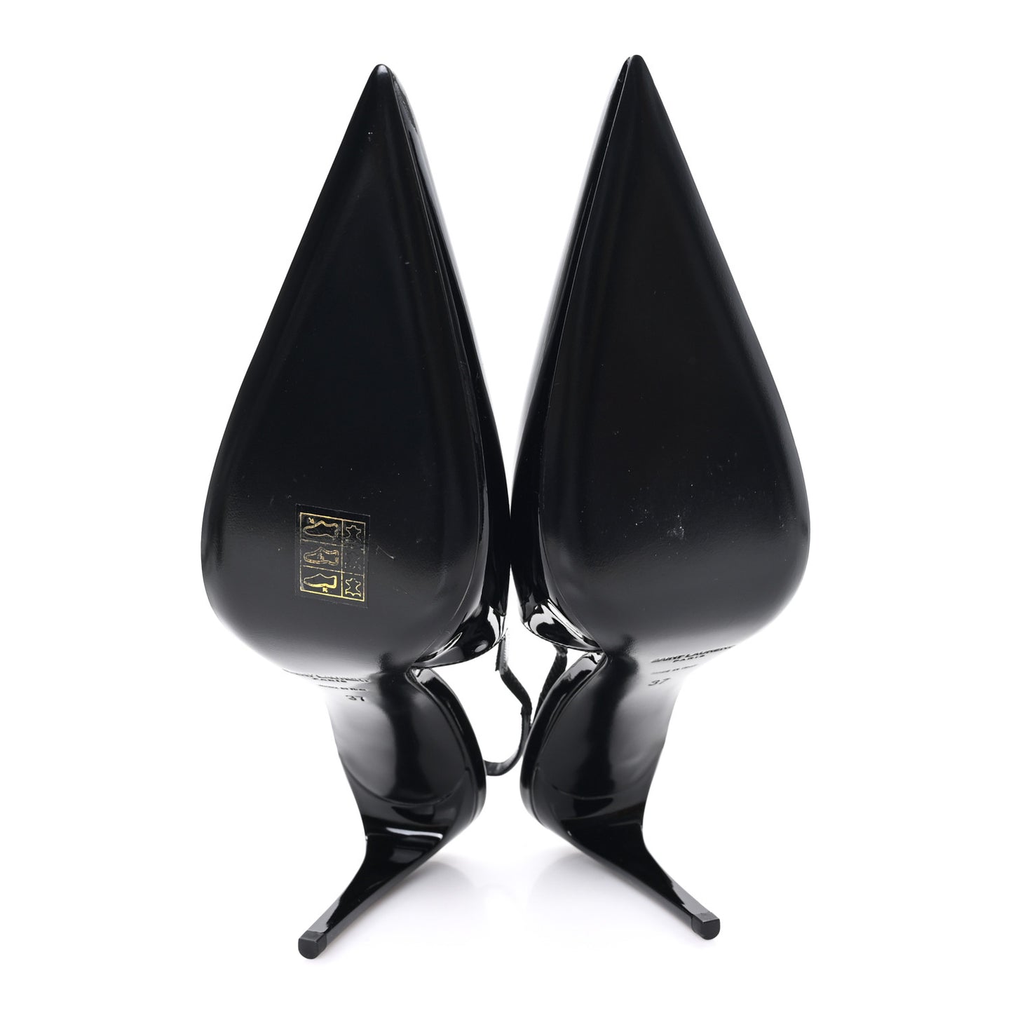 Vernice Grupy Kendall 90mm Slingback Pumps 37 Black