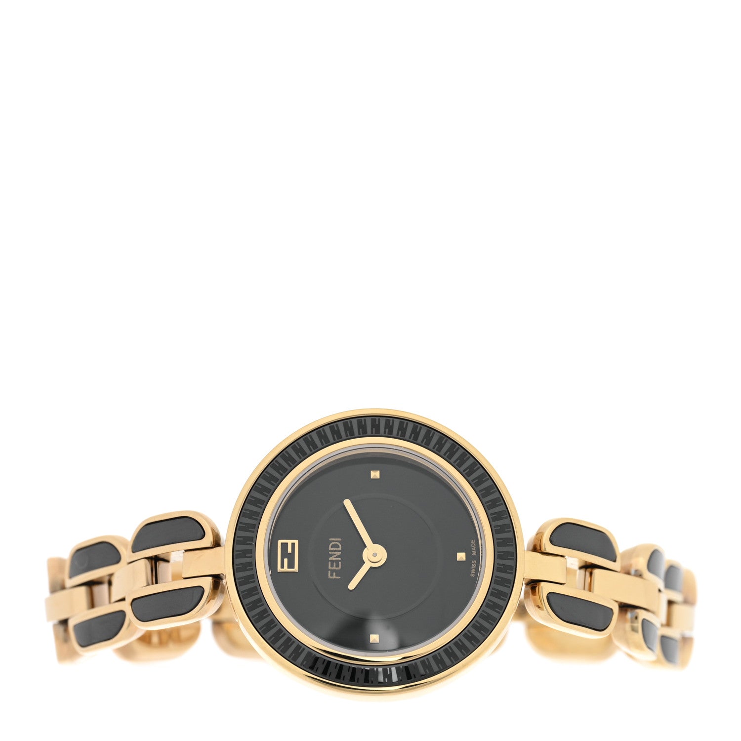 Fendi Stainless Steel Ceramic 28mm My Way Quartz Watch Black 2 of 5