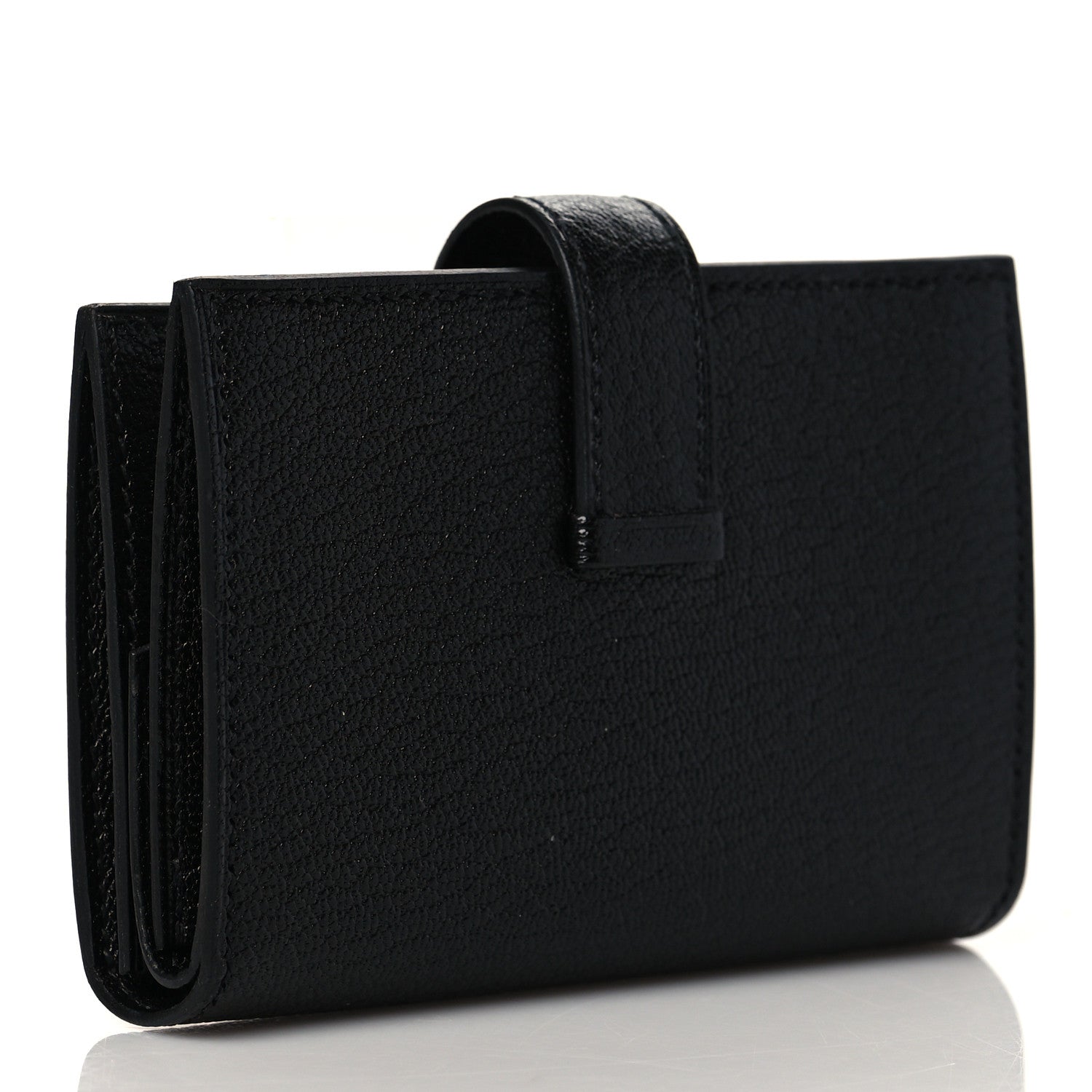 Hermes Chevre Mysore Mini Bearn Wallet Black 3 of 9