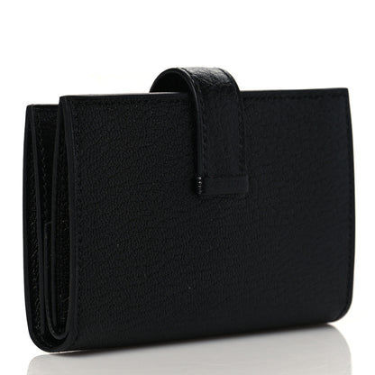 Hermes Chevre Mysore Mini Bearn Wallet Black 3 of 9