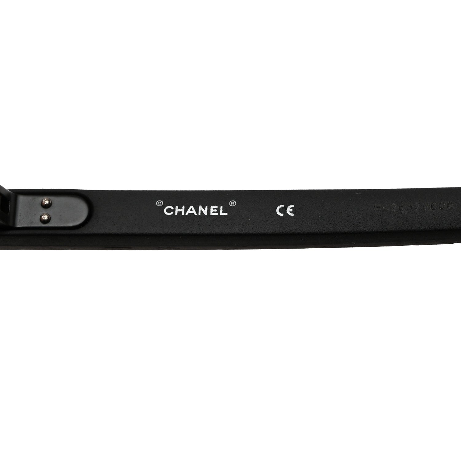 Chanel Acetate Wood Rubber Square Sunglasses S0185 Black 6 of 8