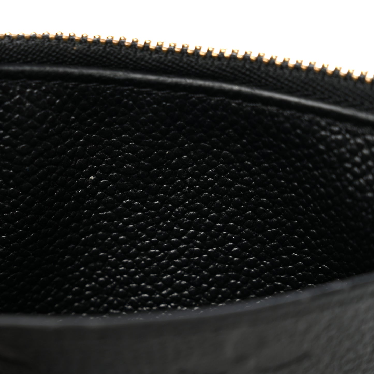 Empreinte Zipper Card Holder Black