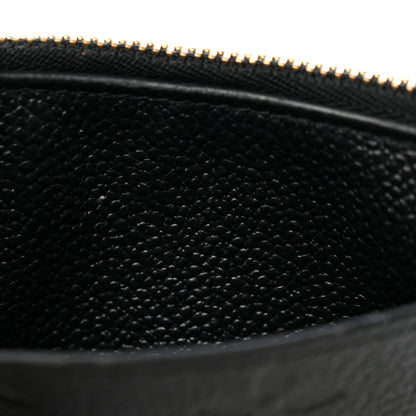 Louis Vuitton Empreinte Zipper Card Holder Black 8 of 11