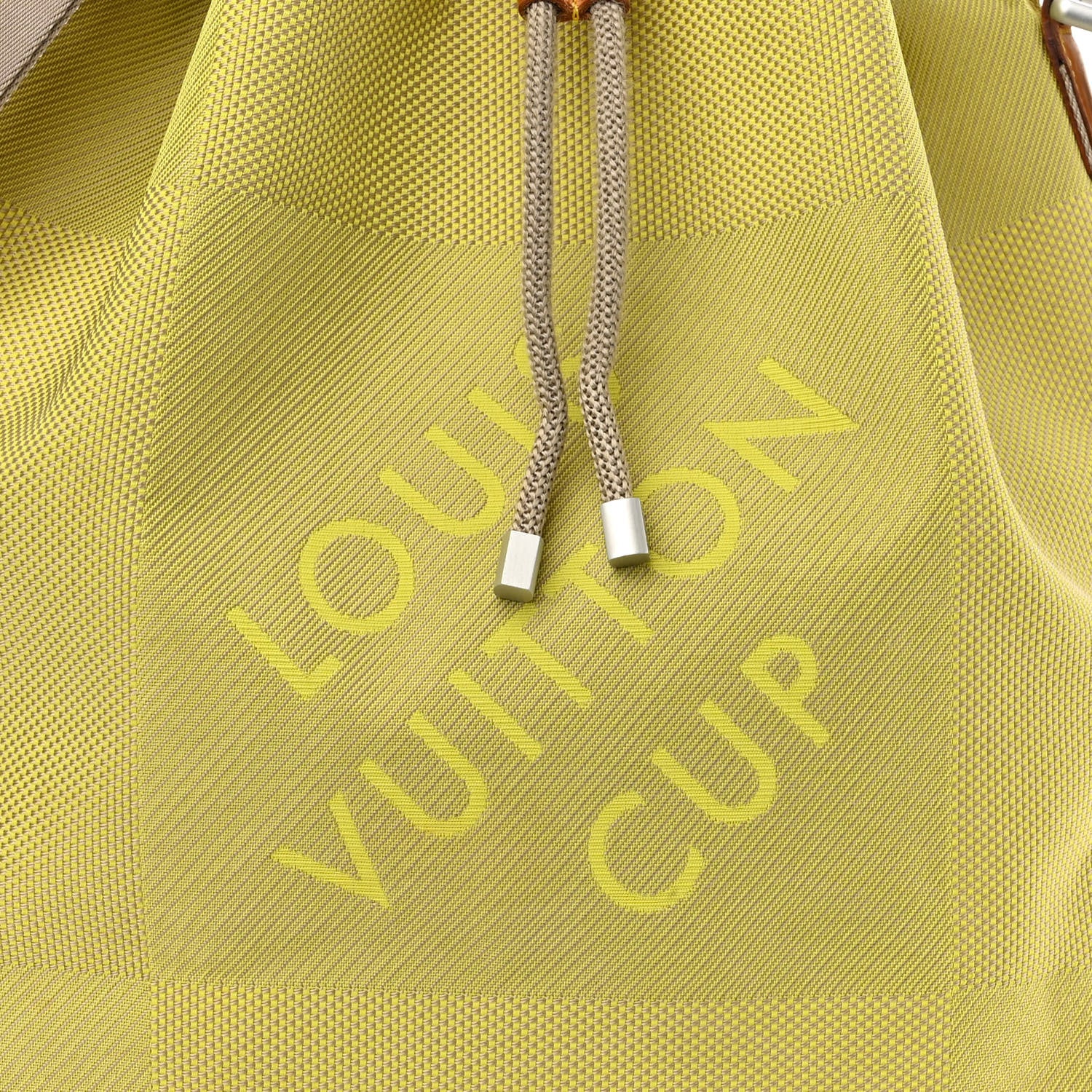 Louis Vuitton Damier Geant Americas Cup Volunteer Bag Yellow 8 of 13