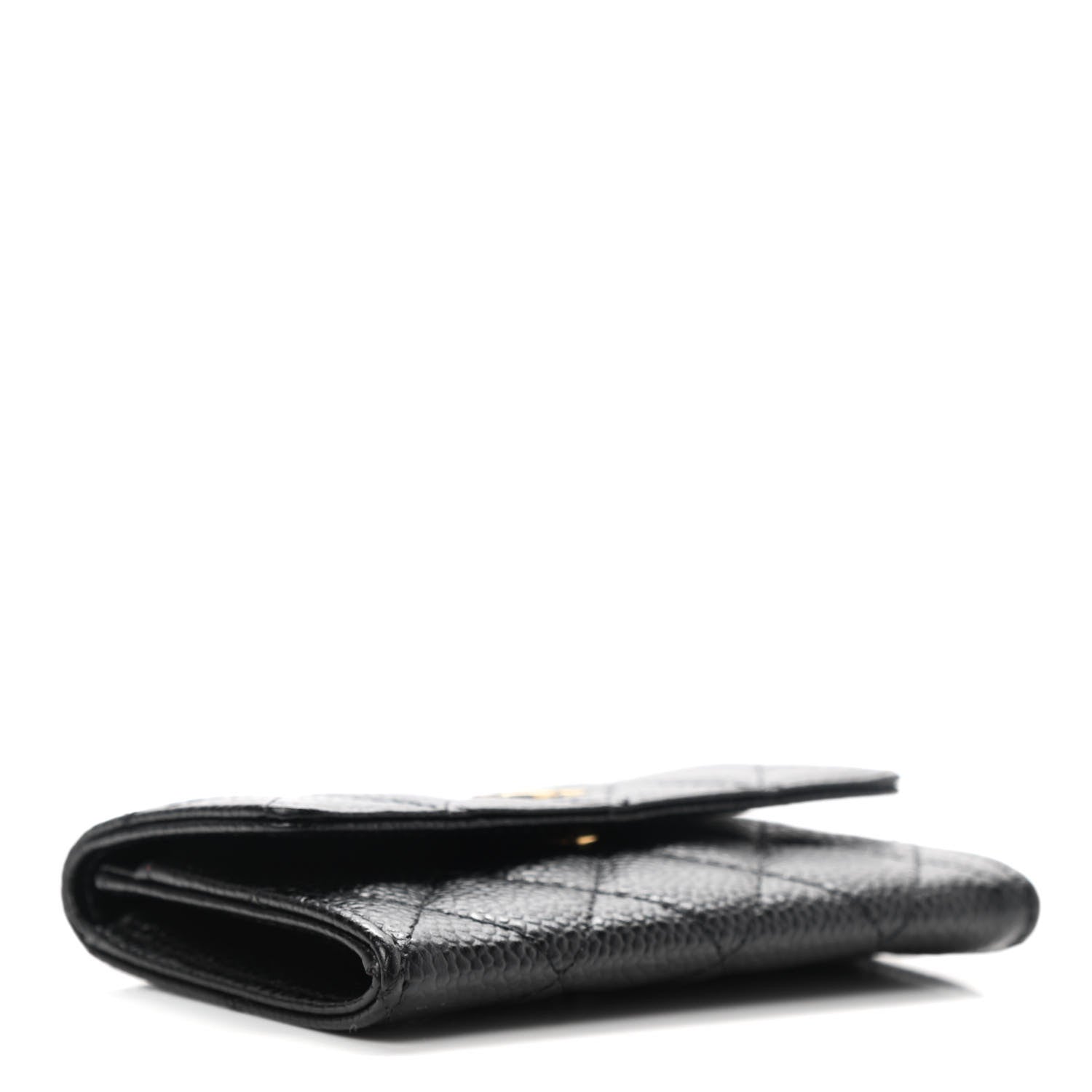 Chanel Caviar Quilted Flap Card Holder Black 4 of 8