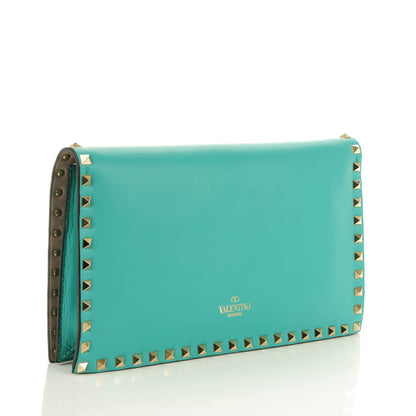 Valentino Garavani Nappa Rockstud Wristlet Clutch Colibri 3 of 8