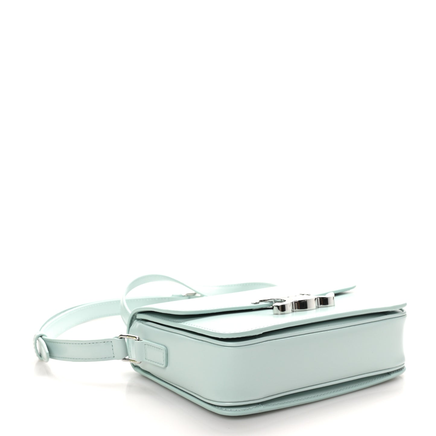 Shiny Calfskin Teen Triomphe Light Aqua