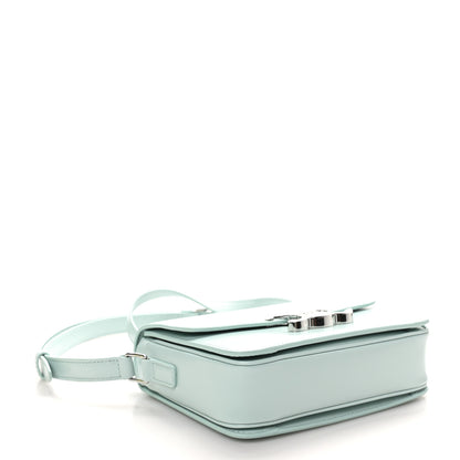 Celine Shiny Calfskin Teen Triomphe Light Aqua 4 of 10