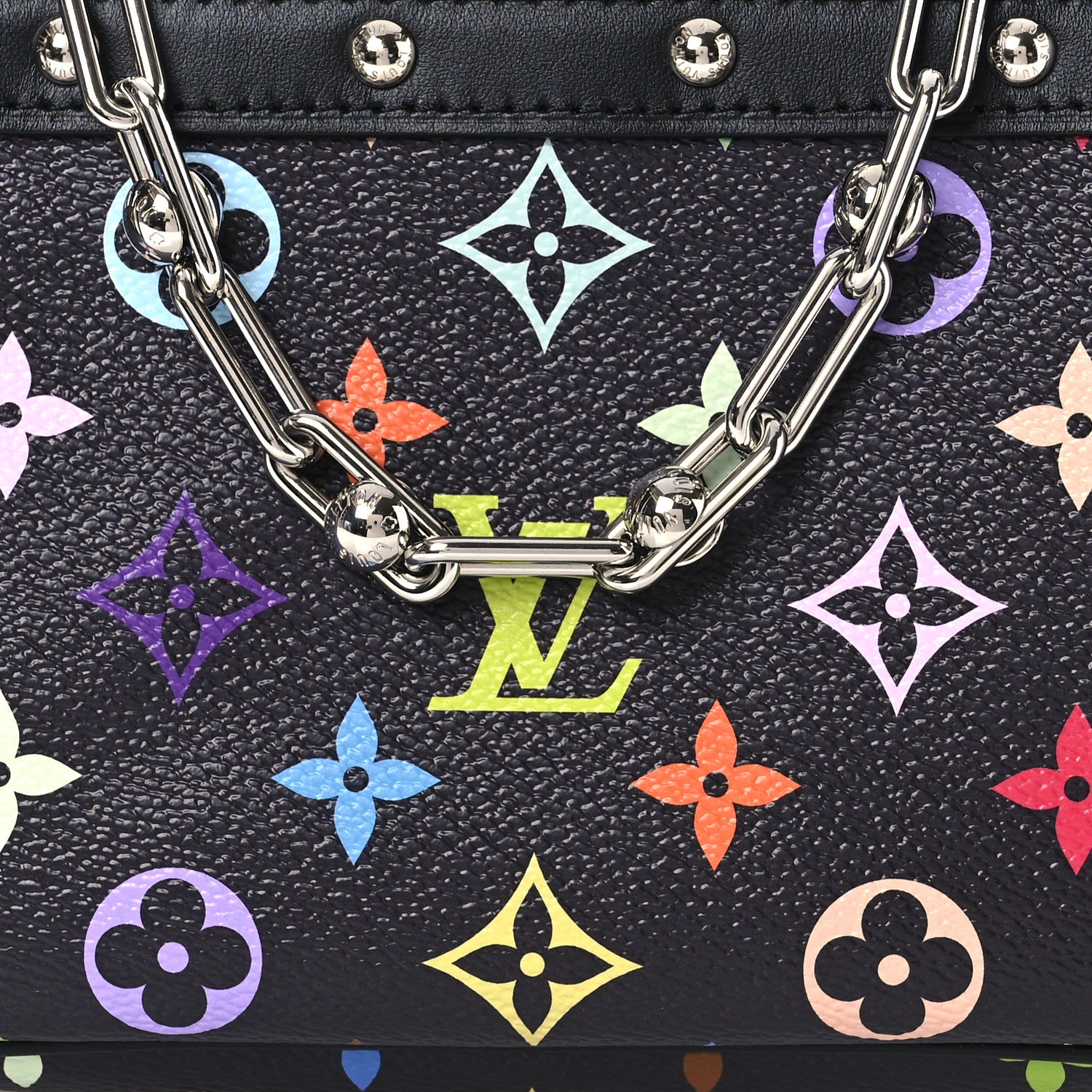 Louis Vuitton LV X TM Monogram Multicolor Pochette Accessories Black 8 of 11