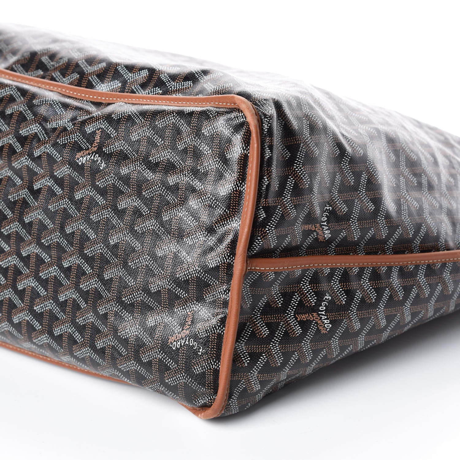 Goyard Goyardine Reversible Anjou GM Black Gold 9 of 9