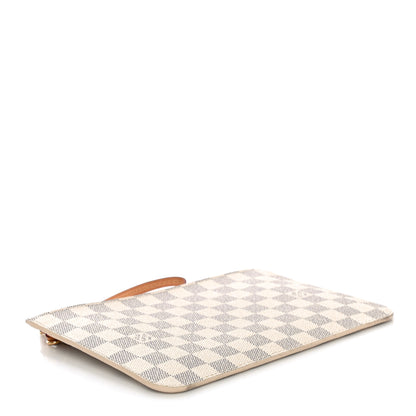 Louis Vuitton Damier Azur Neverfull MM GM Pochette 4 of 14