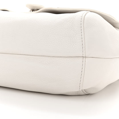 Gucci Calfskin Techno Horsebit Large Flap White 10 of 15