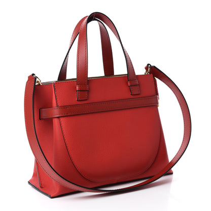 Loewe Calfskin Small Gate Tote Scarlet Red 3 of 10