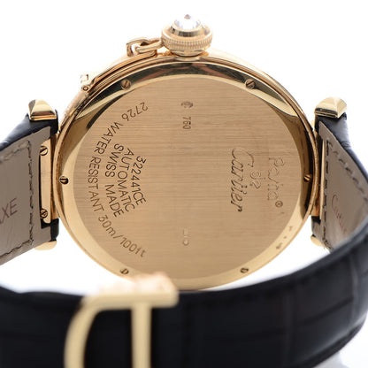 Cartier 18K Yellow Gold Diamond Alligator 42mm Pasha de Automatic Watch 5 of 9