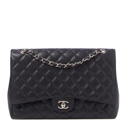 Chanel Caviar Quilted Maxi Single Flap Black 1 of 9