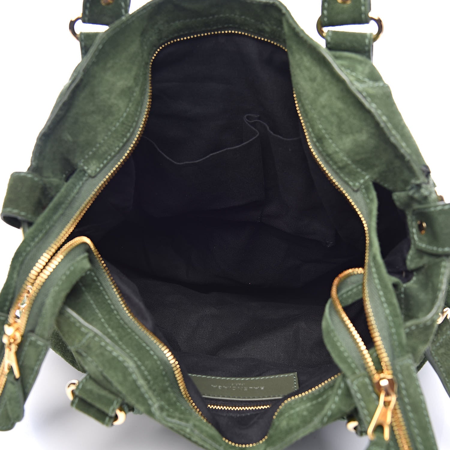 Balenciaga Baby Daim Suede Giant 12 Gold Hardware Velo Vert Militaire 5 of 18