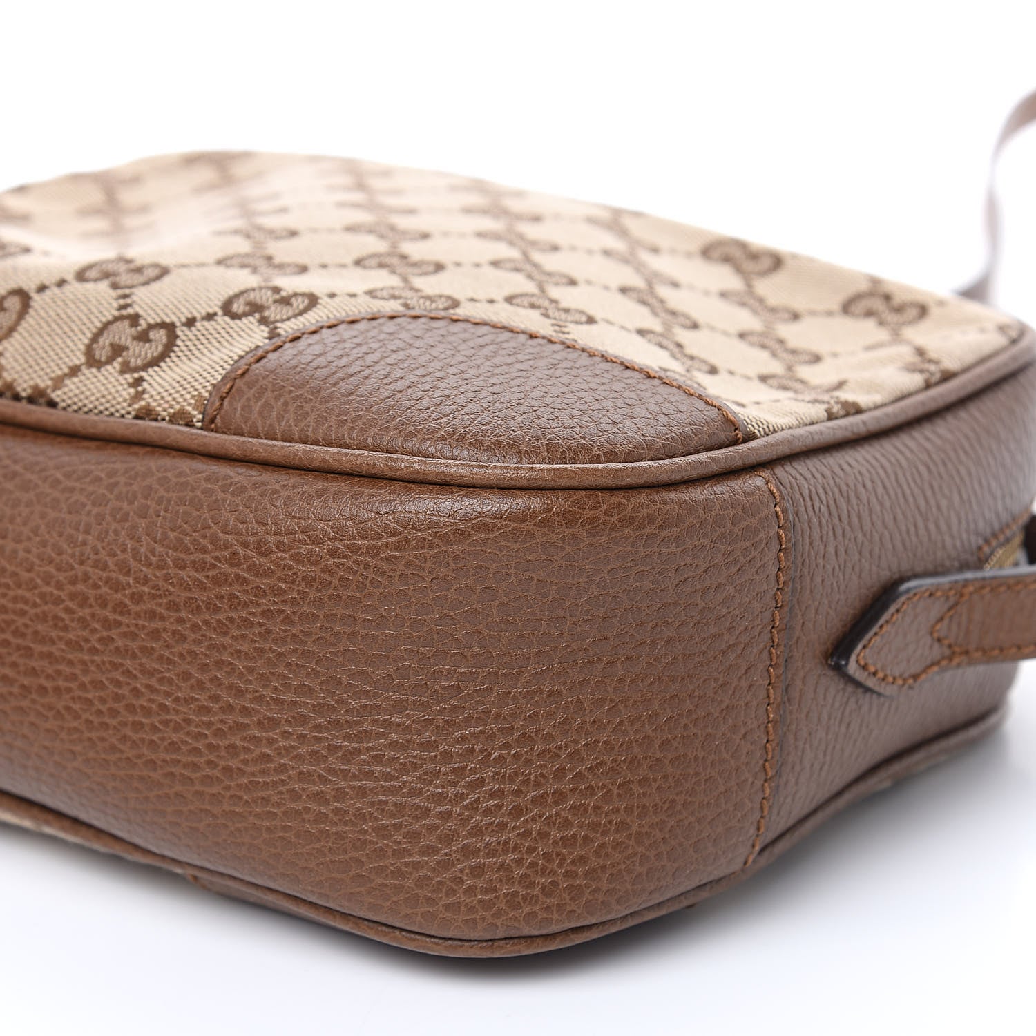 Gucci Monogram Mini Bree Messenger Bag Beige Tabacco 9 of 9