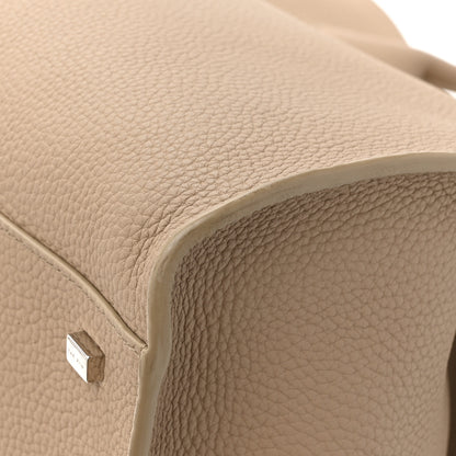 The Row Grained Calfskin Soft Margaux 17 Dark Taupe 11 of 13