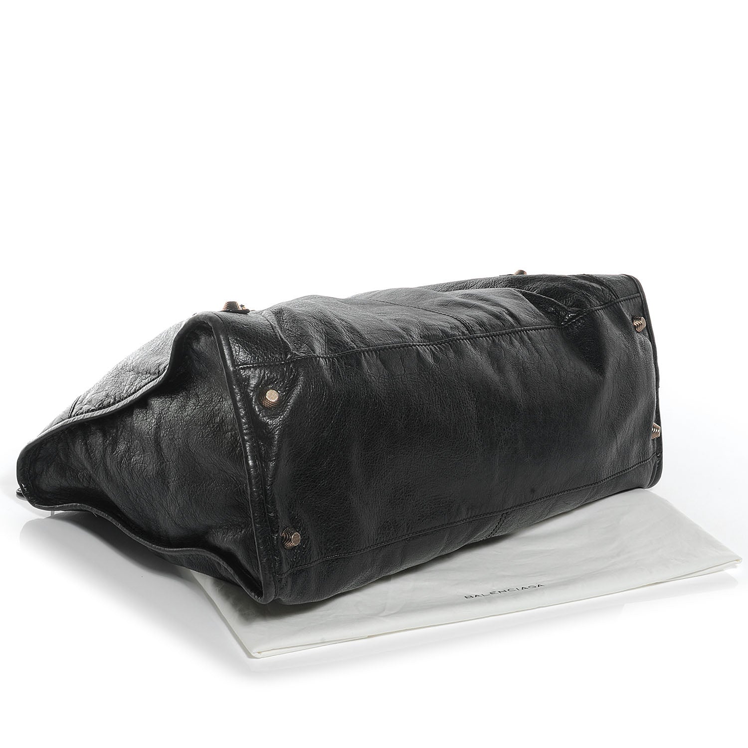 Balenciaga Agneau Giant 12 Gold Hardware Weekender Black 4 of 8