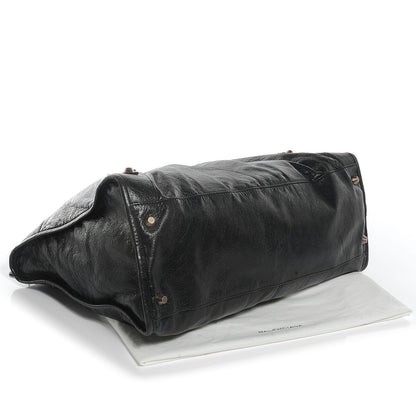 Balenciaga Agneau Giant 12 Gold Hardware Weekender Black 4 of 8