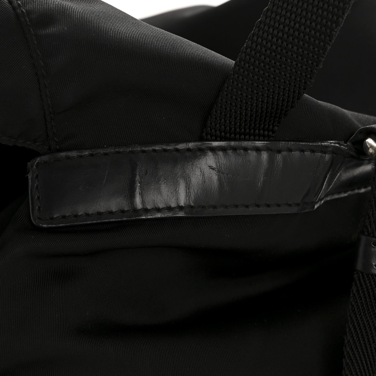 Nylon Vela Medium Backpack Black