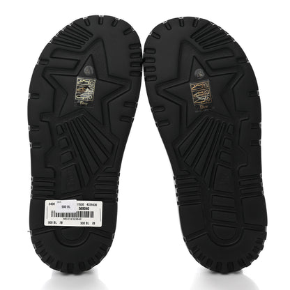 Christian Dior Calfskin Abbesse Sandal 37 Black 5 of 9