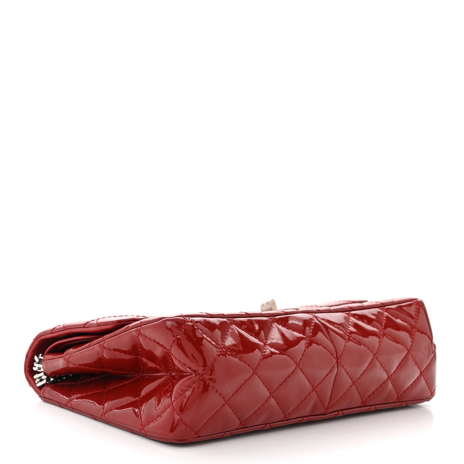 Chanel Patent Quilted 2.55 Reissue 226 Flap Red 4 of 12