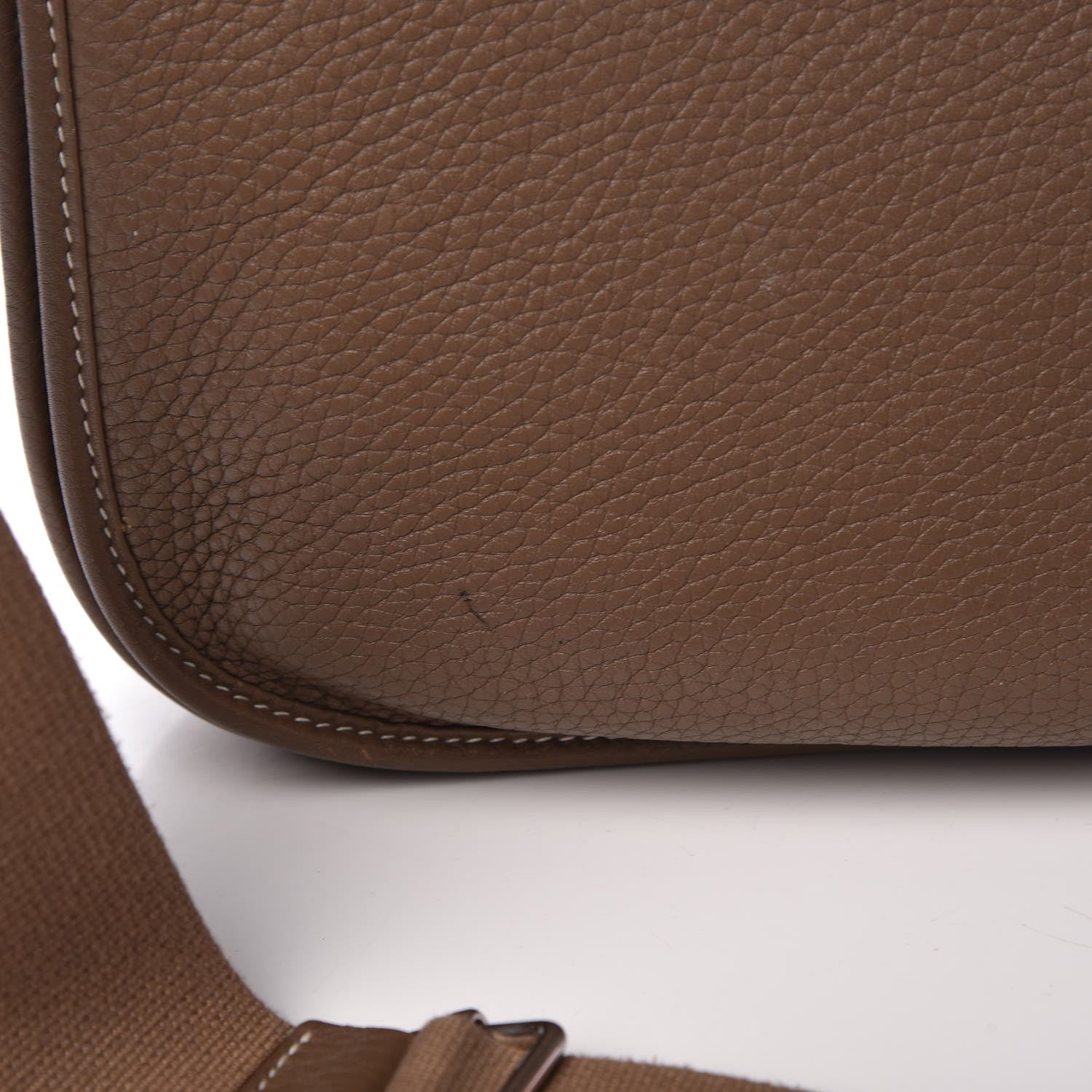 Hermes Taurillon Clemence Evelyne III PM Etoupe 9 of 12