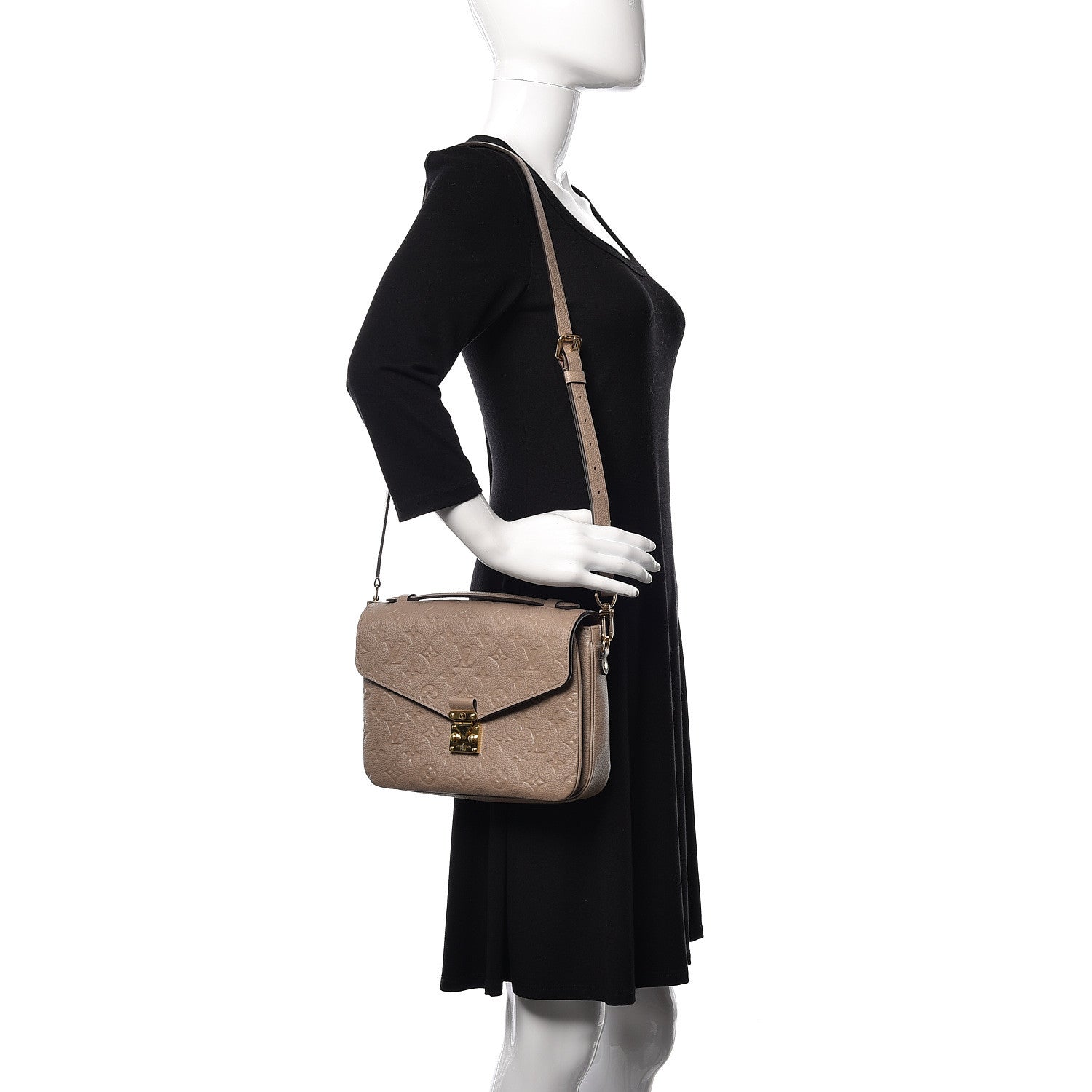 Louis Vuitton Empreinte Pochette Metis Tourterelle 2 of 9