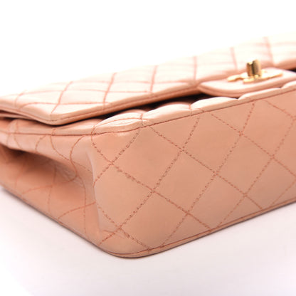 Chanel Lambskin Quilted Medium Double Flap Light Pink 8 of 9