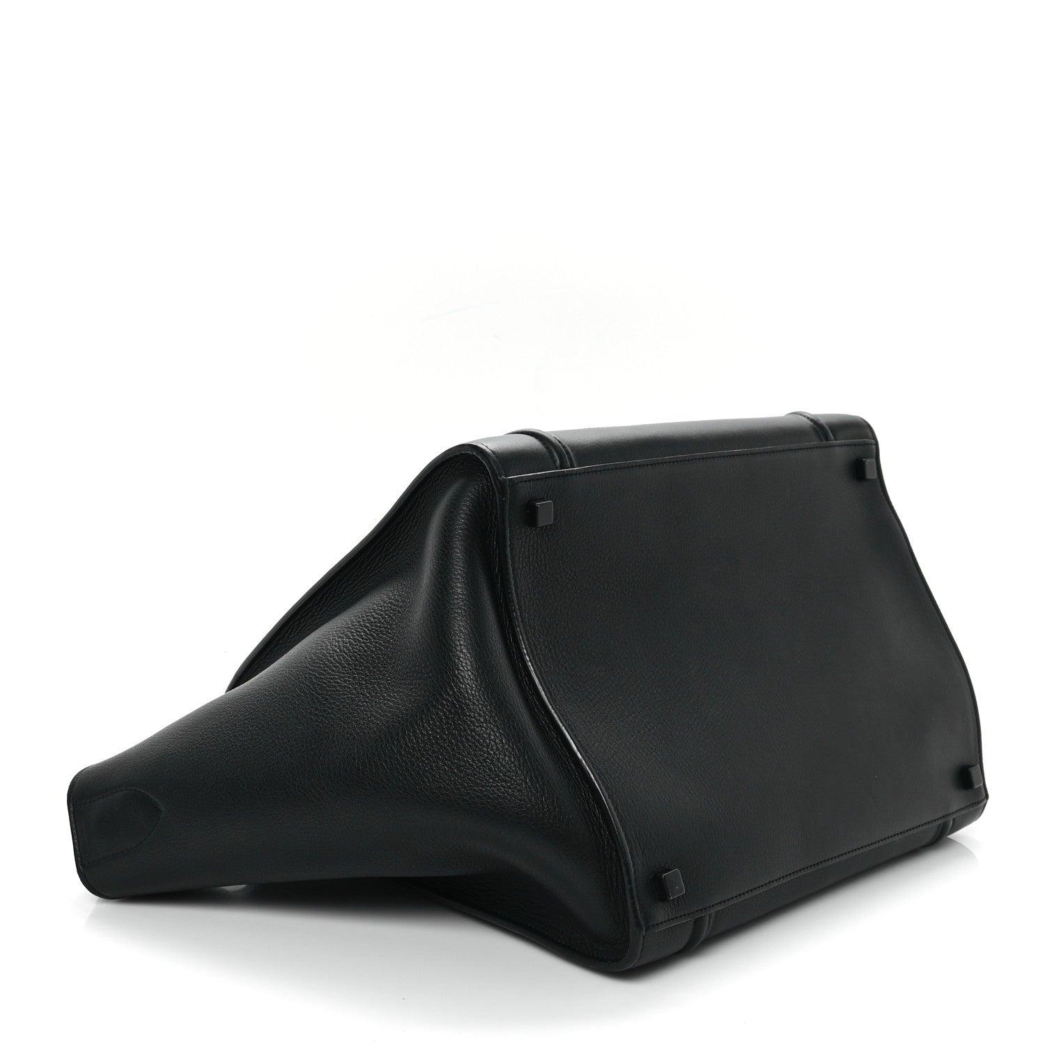 Celine Grained Calfskin Medium Phantom Luggage Black 4 of 11