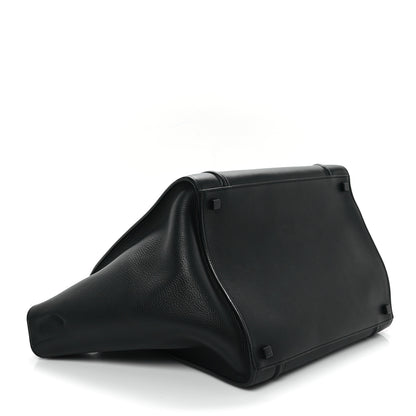 Celine Grained Calfskin Medium Phantom Luggage Black 4 of 11
