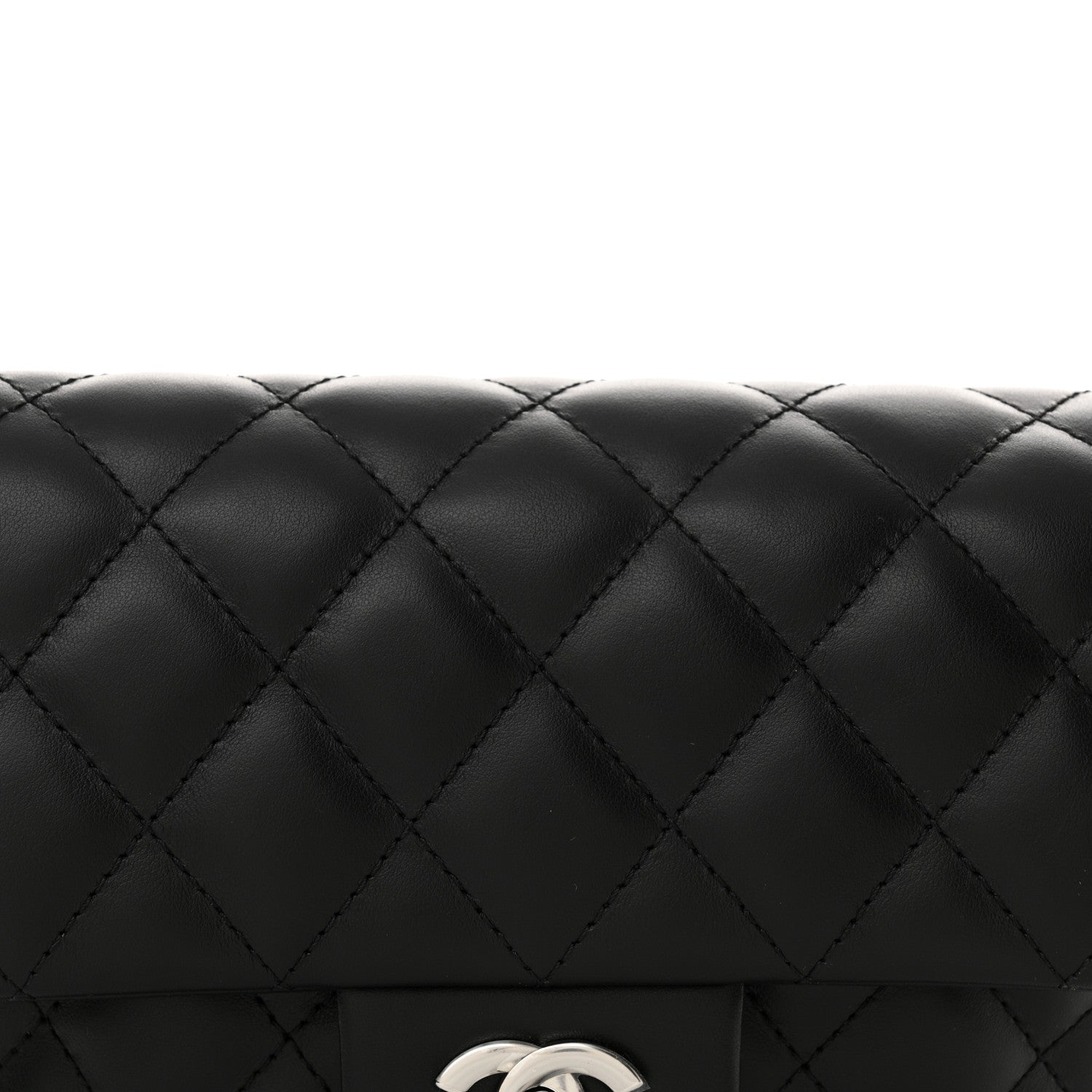 Chanel Calfskin Quilted CC Uniform Flap Belt Bag Black 8 of 10