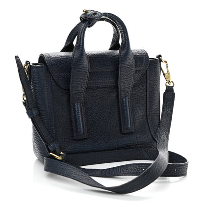 3.1 Phillip Lim Textured Calfskin Mini Pashli Satchel Ink 3 of 11