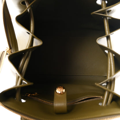 Loewe Supple Calfskin Small Madrid Bag Olive 5 of 10
