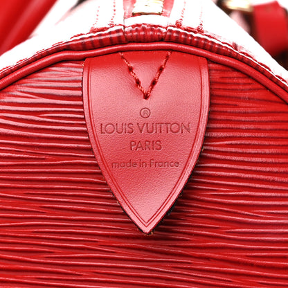 Louis Vuitton Epi Keepall 50 Castillan Red 6 of 10