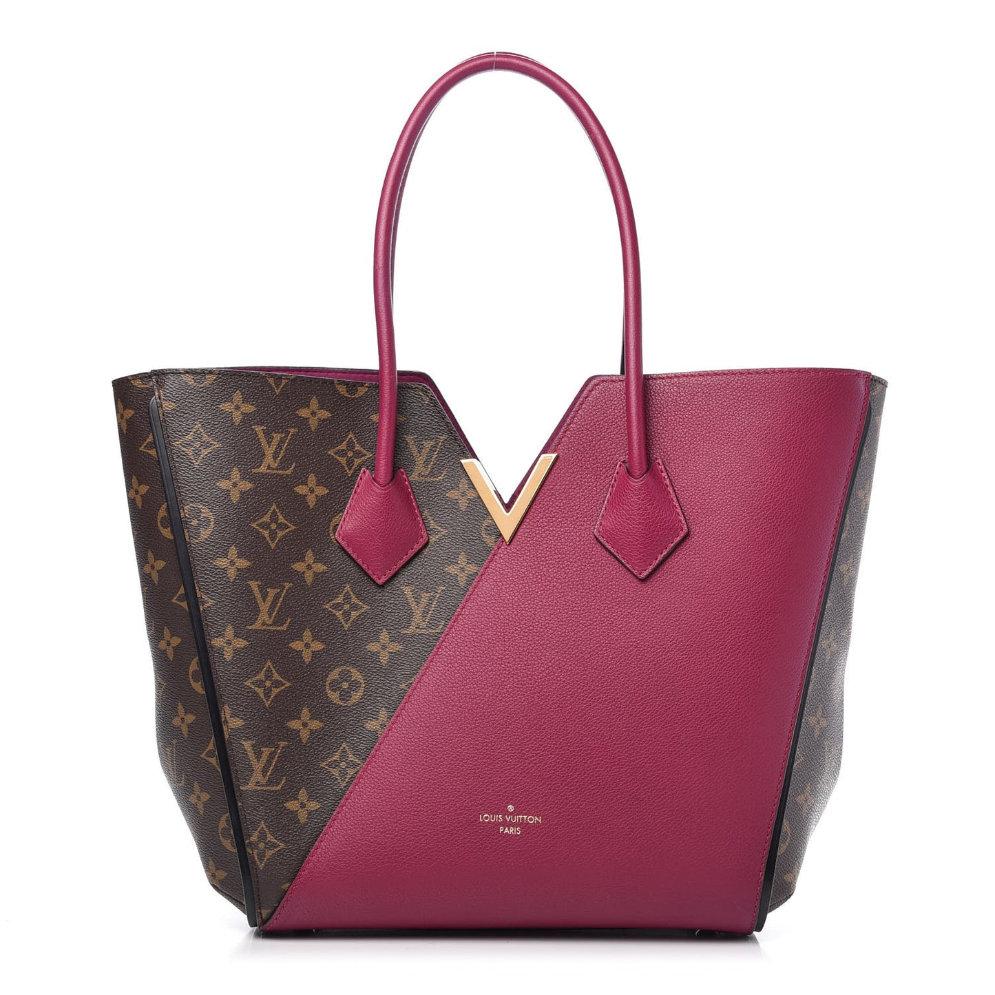 Calfskin Monogram Kimono Tote Grape