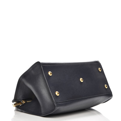 Saint Laurent Calfskin Small Classic Y Cabas Navy Blue 4 of 10