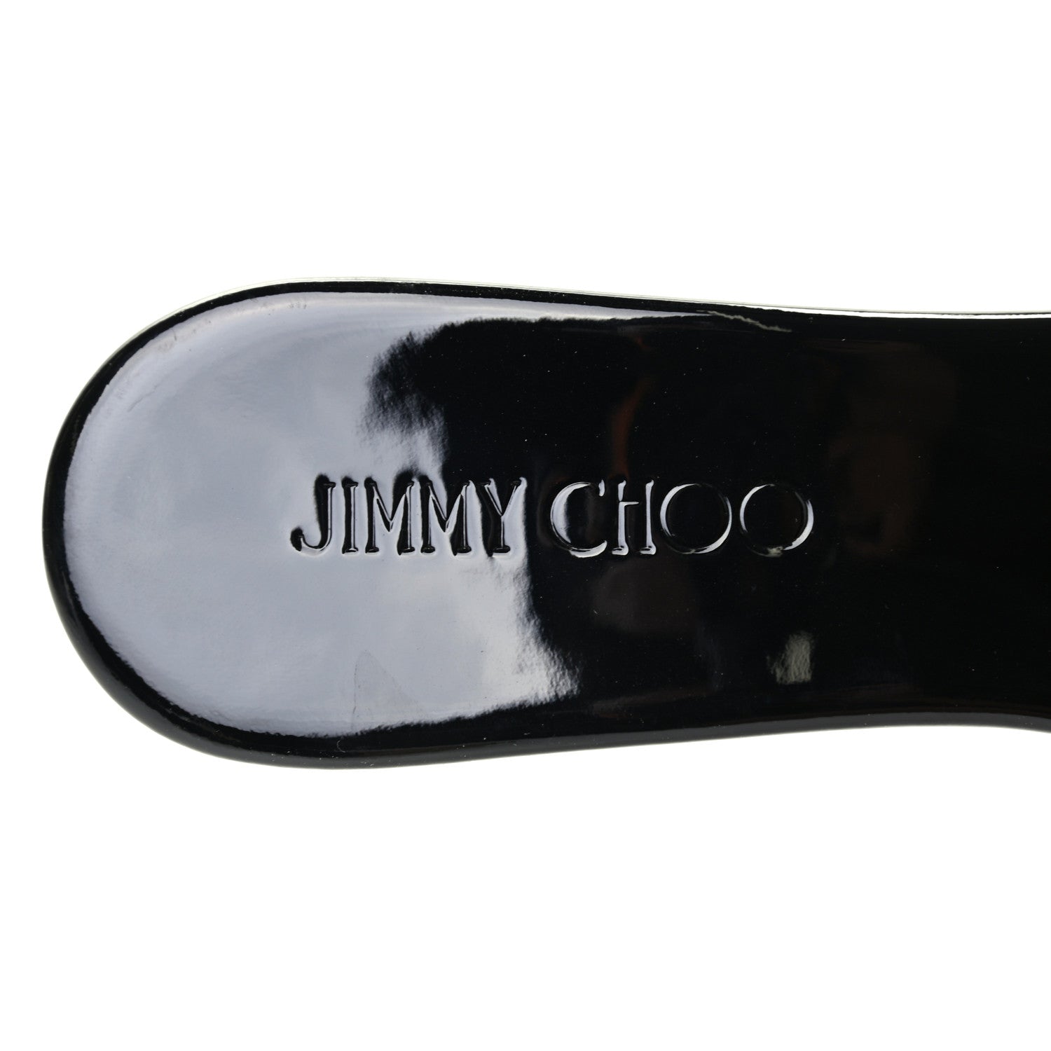 Jimmy Choo Patent Prima Cork Wedge Sandals 38 Black 6 of 8